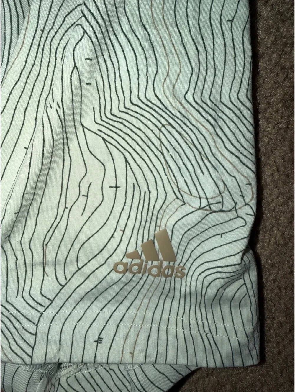 Adidas Contour Print Golf Polo Size 2XL